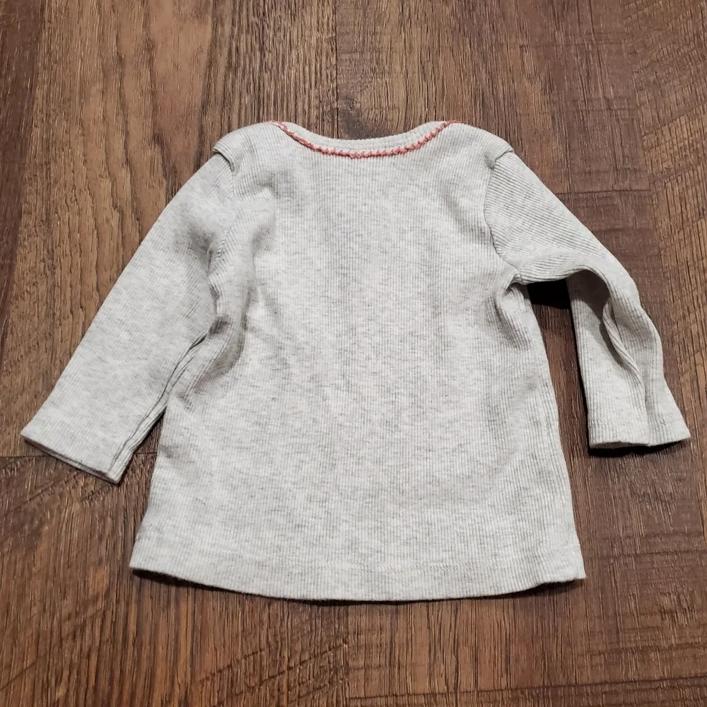 Carter Little Planet Matching Set Top Pants Hat Ribbed Organic Cotton Rainbow 3M